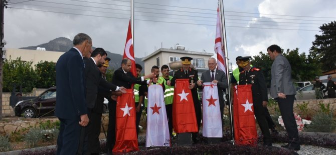Ozanköy şehitler anıtı düzenlenen törenle açıldı