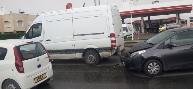 Lefkoşa'da trafik kazası!