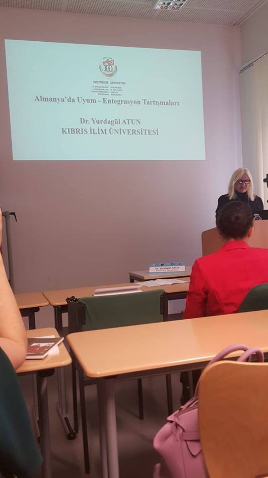 Dr. Yurdagül Atun, Almanya, Würzburg Üniversitesinde KKTC’yi temsil etti.