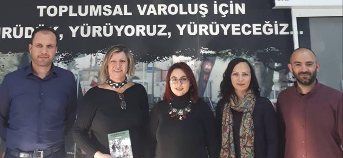 “Nenemin Deyişiynan” (Kıbrıs Kültürü Üzerine Yazılar)” Kitabı KTÖS'e Takdim Edildi