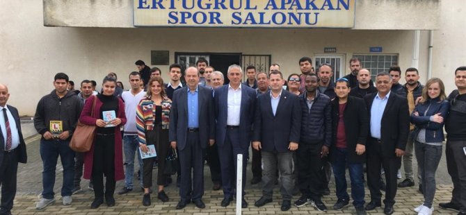 Tatar, Taçoy ve bazı parti yetkilileri Girne Sürüş Ehliyeti Müfettişliği’ni ziyareti etti