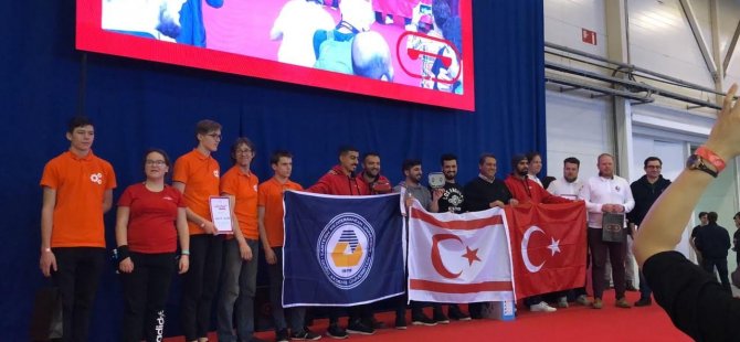 DAÜ IEEE Robot Takımı Robotex 2018 yarışması’nda birinci oldu