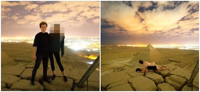 Piramidin tepesinde cinsel ilişkiye girdiği iddia edilen fotoğrafçı konuştu