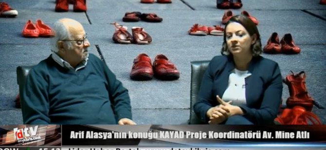 #Canlı Arif Alasya'nın konuğu KAYAD Proje Koordinatörü Av. Mine Atlı #Beğen #Paylaş #YorumYap