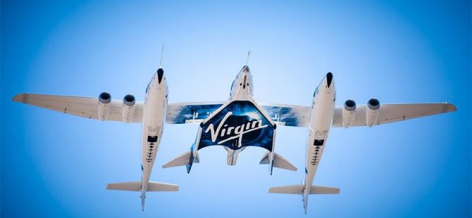 Virgin Galactic uzay turizm aracını test etti