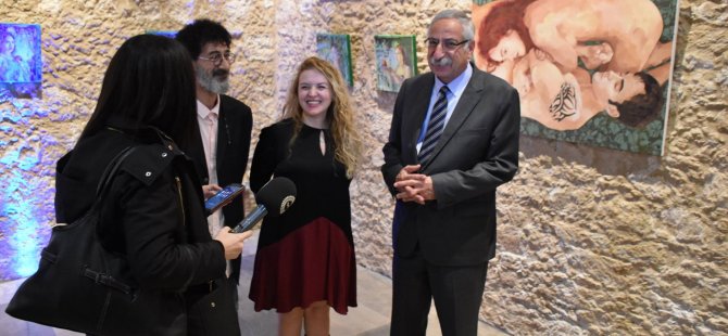 Mahpeyker Yönsel’in “İlk Günah” adlı sergisi Girne Belediyesi Sanat Galerisi'nde devam ediyor