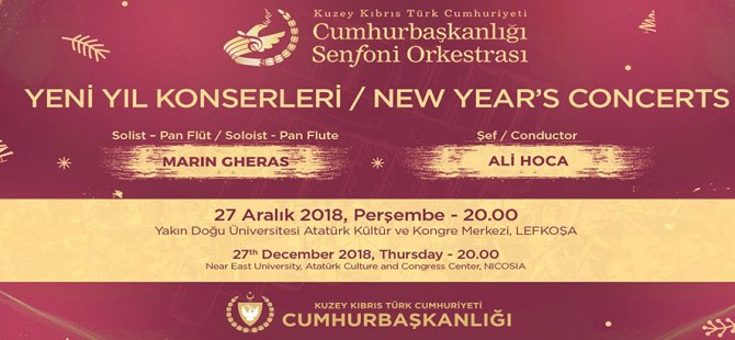 “Yeni Yıl Konserleri” sanatseverlerle buluşuyor