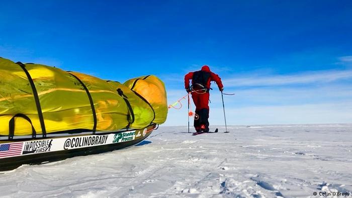 Amerikalı maceraperest Antarktika'yı tek başına geçen ilk insan oldu
