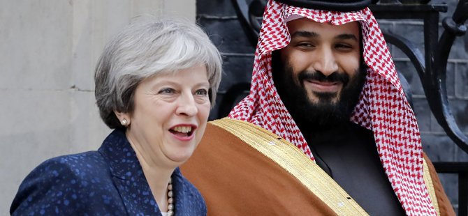 Theresa May'in Suudi Arabistan'ı kınadığı gün, İngiliz heyetinin silah satışı için Riyad'da olduğu ortaya çıktı