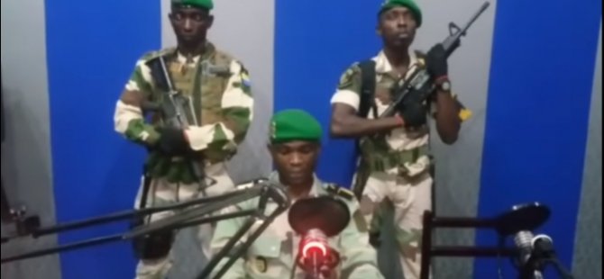 Gabon'da askeri darbe: Askerler Ulusal Radyo'yu ele geçirdi