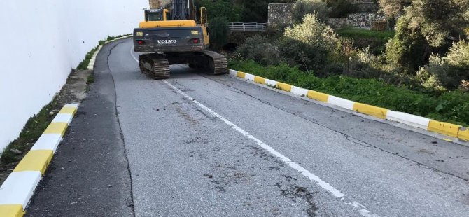 Girne Belediyesi köprülü sokak’ta çalışma başlattı