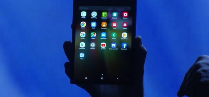 Katlanabilir telefon Samsung Galaxy S10 ile beraber geliyor!
