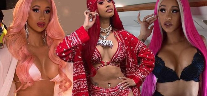 Cardi B’nin şaşırtan saçları