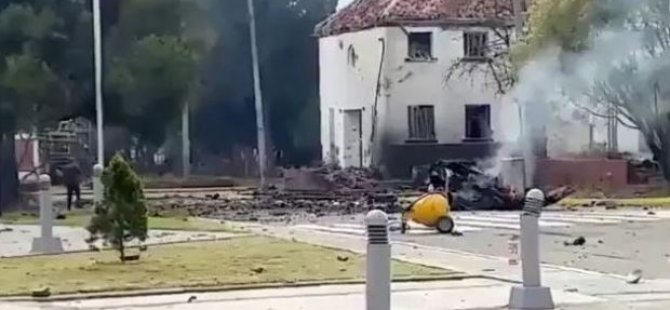 Kolombiya'nın başkenti Bogota'da polis okuluna saldırı