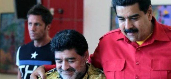 Maradona'dan Nicolas Maduro'ya destek