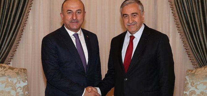Akıncı, TC Dışişleri Bakanı Çavuşoğlu’nu kabul etti