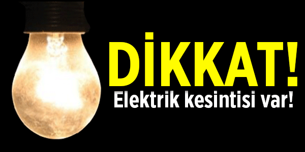 Girne’de Yarın Elektrik Kesintileri Olacak