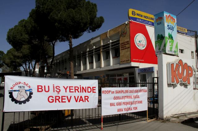 Koop - Sen'den Kıbrıs Türk Petrollerindeki greve destek