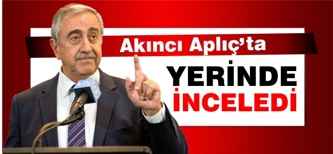 Cumhurbaşkanı Akıncı, Lefke’de Aplıç Sınır Kapısı’nı ziyaret etti