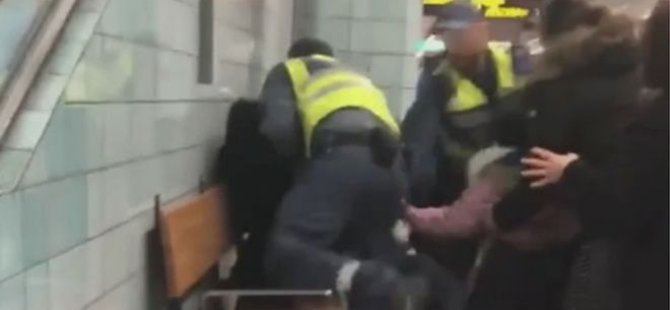İsveç'te hamile siyah kadını metrodan sürükleyerek çıkaran görevlilere öfke