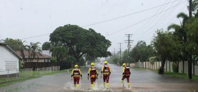 Avustralya'da muson yağmuru: 500 ev sular altında
