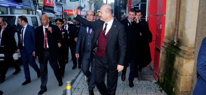 Soylu Lefkoşa’yı dolaştı