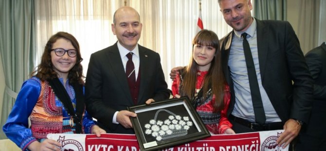 Soylu, KKTC Karadeniz Kültür Derneğİ üyeleriyle bir araya geldi