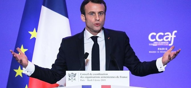 Macron’a kınama