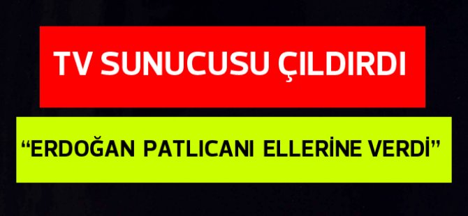 TV sunucusu: Erdoğan patlıcanı ellerine verdi (video)