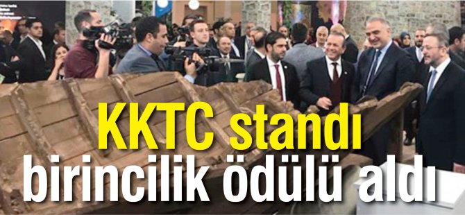 “KKTC standı birincilik ödülü aldı”