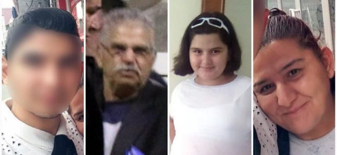 ‘Aile katliamı’nda babaya çifte müebbet ve 15 yıl hapis