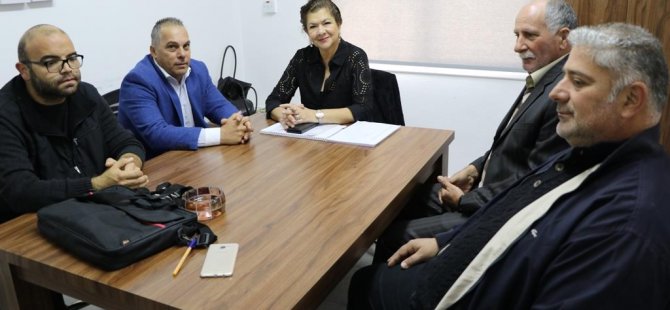 DP Genel Sekreteri Özcafer, Bay-Sen heyetini kabul etti