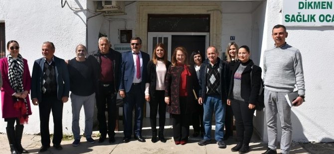 Besim, Dikmen Belediyesi ve sağlık ocağını ziyaret etti