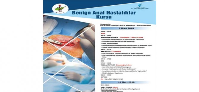 Cerrahi Derneği kurs düzenliyor