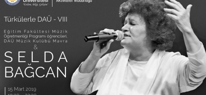 Selda Bağcan DAÜ’de konser verecek