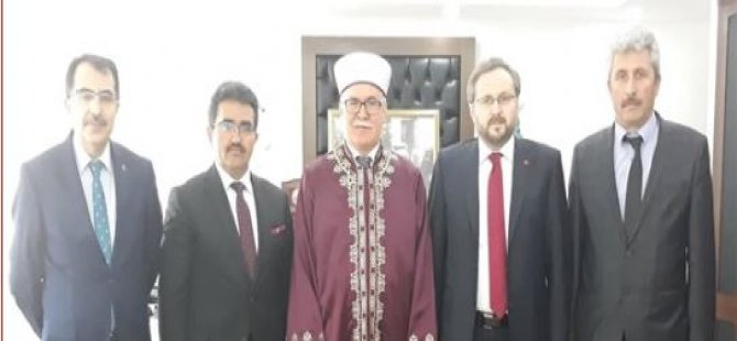 TC Diyanet İşleri Başkan Yardımcısı Argun, Din İşleri Başkanı Atalay'ı ziyaret etti