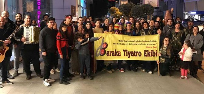 Baraka Kültür Merkezi, Dünya Tiyatro Günü’nü Sokak Tiyatrosu ile Kutladı