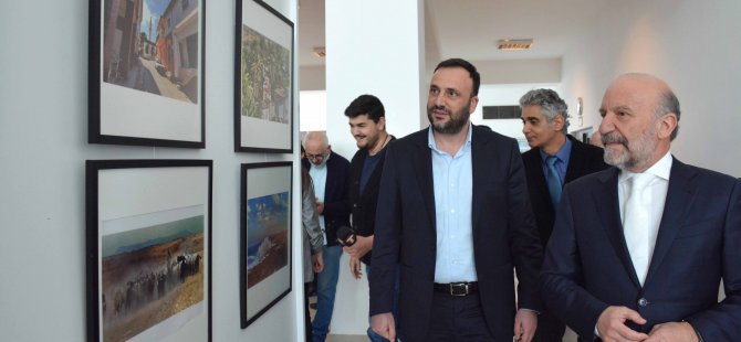 “Kuzey Kıbrıs Karma Foto Resim Sergisi" Çalışma ve Sosyal Güvenlik Bakanı Zeki Çeler Tarafından Açıldı