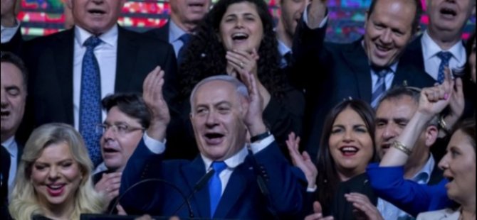 İsrail’de seçimleri Netanyahu kazandı: Trump bayraklarıyla kutlandı