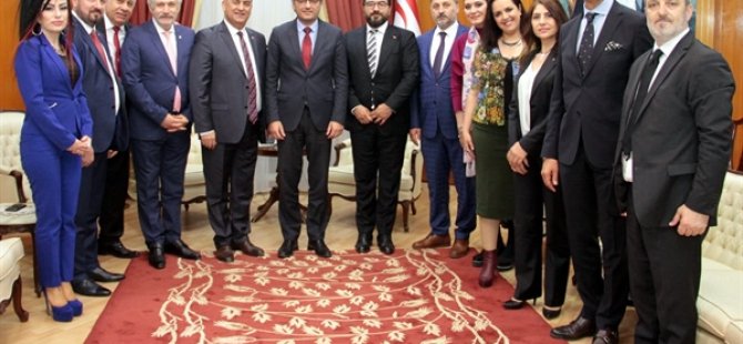 Başbakan Erhürman, TÜMBİFED ve RİBİAD heyetlerini kabul etti