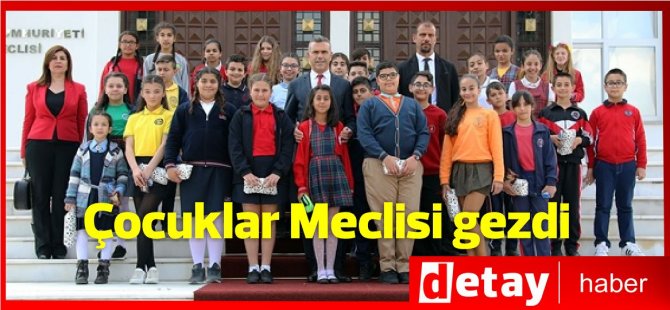 Meclis Başkanı Uluçay, çocukları kabul etti