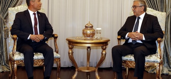 Cumhurbaşkanı Akıncı, Sivil Savunma Teşkilat Başkanı Karakoç’u kabul etti