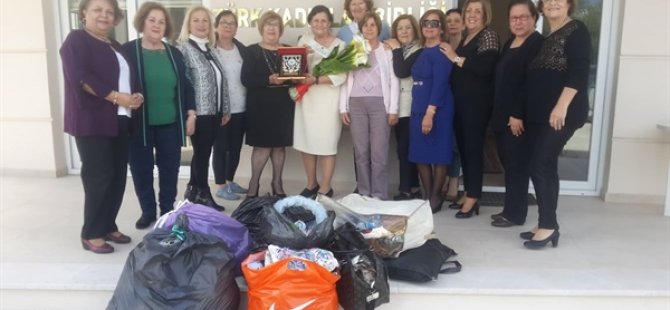 Kıbrıs Türk Kadınlar Birliği Girne Şubesi, Kanser Haslarına Yardım Derneği’ne bağışta bulundu