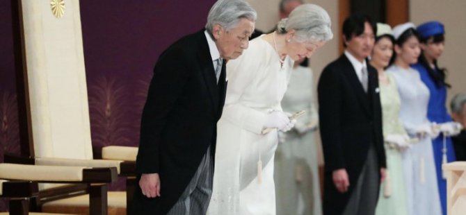 Japonya İmparatoru Akihito tahtı bıraktı