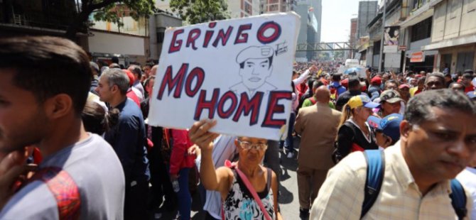 Venezuela Komünist Partisi: "Gringo Go Home"