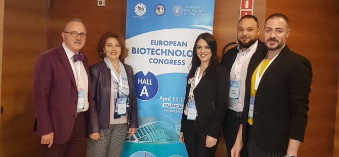 İspanya’da düzenlenen Biyoteknoloji Kongresi’nde YDÜ araştırmacılarının 4 sözlü sunumu ile 6 poster bildirisi ilgi odağı oldu