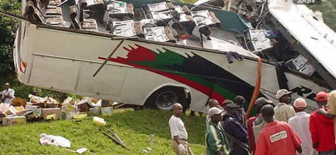 Uganda'da trafik kazası: 19 ölü, 6 yaralı