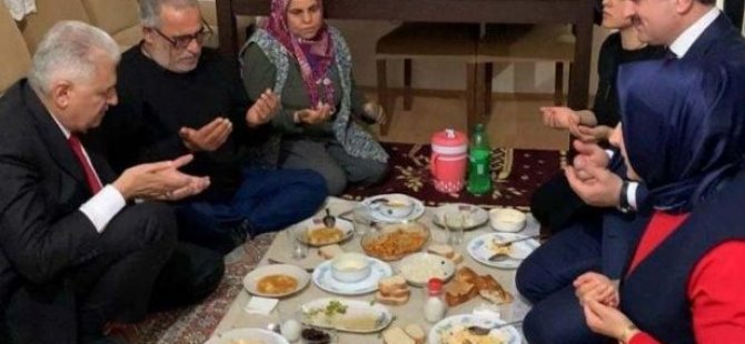 Binali Yıldırım’ın iftar fotoğrafına tepki: Masada yiyince sevabı mı kaçıyor?