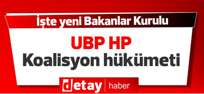 İşte yeni Bakanlar Kurulu, Tatar listeyi Cumhurbaşkanı Akıncı'ya sundu