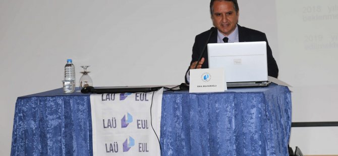 Devlet Planlama Örgütü Müsteşarı Ödül Muhtaroğlu, LAÜ’de konferans verdi